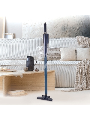 Пылесос вертикальный Endever SkyClean VC-298 темно-синий, питание от сети, 450 Вт, уборка сухая, пылесборник 0.5 л