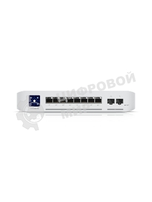 Коммутатор PoE в стойку Ubiquiti UniFi Switch Enterprise 8 PoE USW-Enterprise-8-PoE 8х 2.5G RJ45, 2х 10G SFP+, раздача 120 Вт