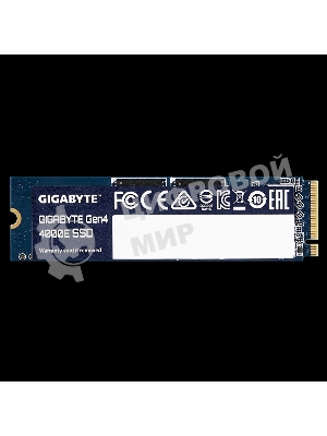 Накопитель SSD Gigabyte 4000E (G440E500G), 500Gb, PCIe 4.0 x4, M.2 2280, NVMe, R/W 3600/3000