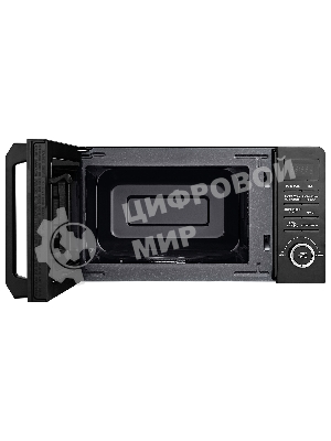 Микроволновая печь BBK 20MWS-723T/B черный, 20 л, 700 Вт, переключатели - кнопки, тактовый механизм