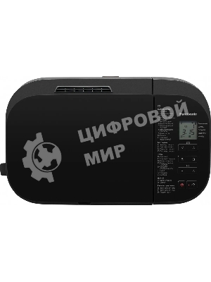 Хлебопечка Panasonic SD-R2530KTS черный, 550 Вт, программ - 28 шт, вес выпечки - 1.1 кг