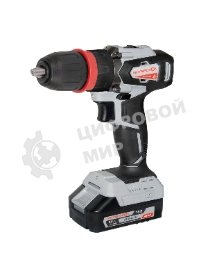 Дрель-шуруповерт ИНТЕРСКОЛ ДА-13/18ВК, 18 В, 2 Ач, 50 Нм, бесщеточный
