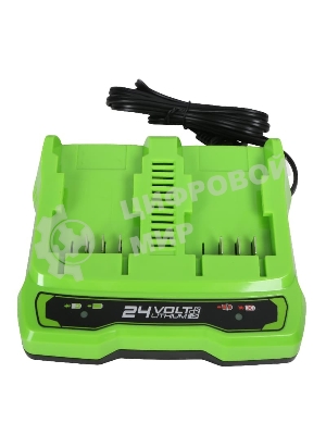 Зарядное устройство Greenworks G24X2UC2, 24V (2931907)