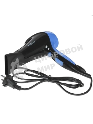 Фен Kelli KL-1121 черный/синий, 1800 Вт