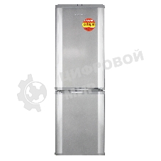 Холодильник ОРСК 174 MI металлик двухкамерный 220/120л морозилка снизу