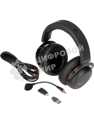 Беспроводные/проводные наушники Beyerdynamic MMX 200 Wireless черный, полноразмерные, Bluetooth + радиоканал + проводной, до 35 ч