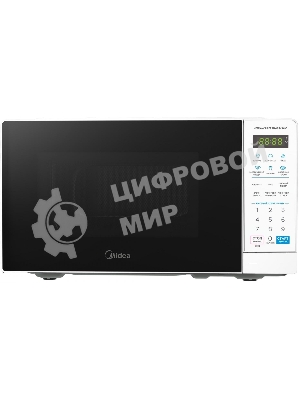 Микроволновая печь Midea EM719M2Z-W белый, 19 л, 700 Вт, переключатели - сенсор