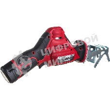 Пила сабельная. Зубр 12В, 1 АКБ (2А·ч), в коробке, СПЛ-125-21