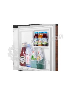 Холодильник Maunfeld MFF50WD дерево/черный мат. однокамерный 46л