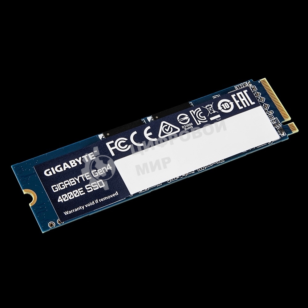 Накопитель SSD Gigabyte 4000E (G440E500G), 500Gb, PCIe 4.0 x4, M.2 2280, NVMe, R/W 3600/3000