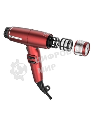 Фен GA.MA IQ LITE красный, 1600 Вт, компактный, ионизация