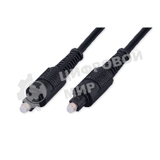 Кабель оптический Cablexpert CC-OPT-3M-N, Toslink 2xODT M/M, 3м, черный, пакет
