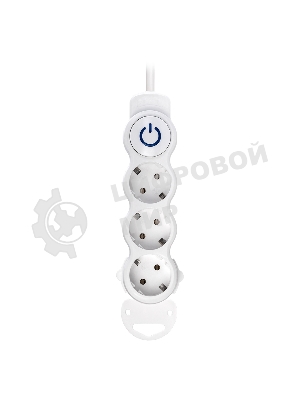 Удлинитель Smartbuy (SBE-16-3-1.5m-ZS) 3 роз х 1,5 м - белый