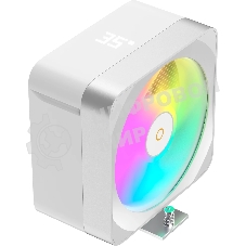 Кулер для процессора Ocypus Delta A40 EX WH Digital, 120мм ARGB FAN, Top Display Panel, 4 HEAT PIPES, 4-PIN PWM, 500-1800 RPM, 29DBA, HYDRO BEARING, LGA115X/1200/1700/18XX, AM4/AM5