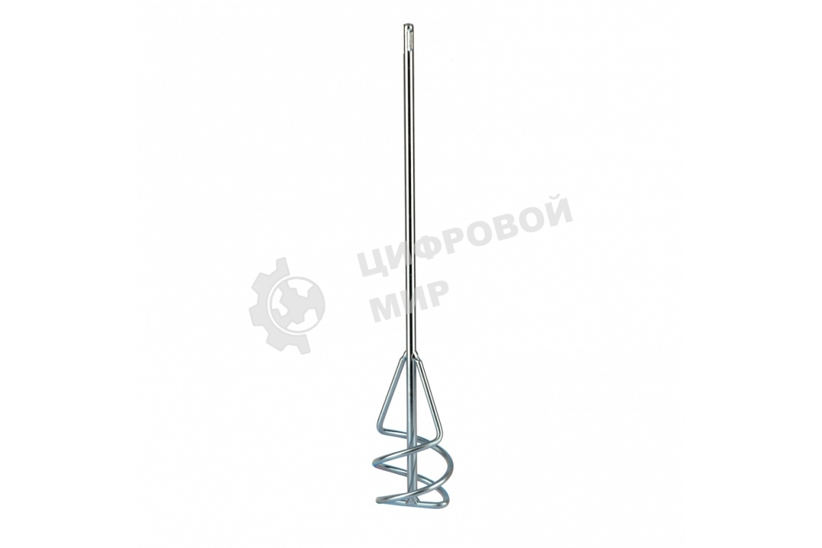 Миксер для песчано-гравийных смесей Denzel, 80 х 450 мм, оцинкованный, хвостовик SDS Plus