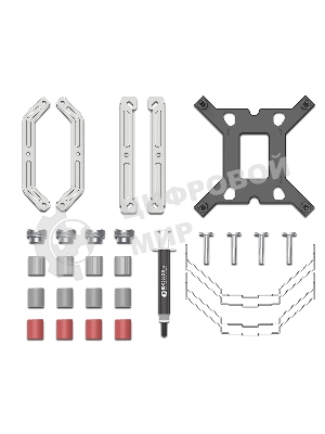 Кулер ID-COOLING SE-224-XTS ARGb белый 120мм алюминий/медь 1500rpm 29db 4-pin 220W 151мм