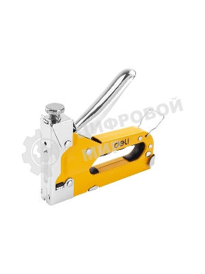 Мебельный степлер Deli DL238104 с набором скоб Набор: 2000шт дверные гвозди. 2000шт Т-гвозди. 2000шт U-гвозди.