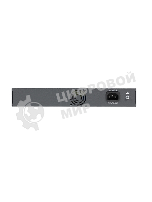 Коммутатор Managed L2 Switch 8x1000Base-T PoE, 2x1000Base-X SFP, PoE Budget 135W, RJ45 Console, 19
