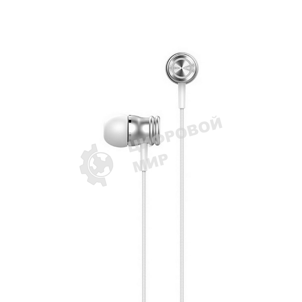 Проводные наушники Havit Wired earphone белый, вкладыши, Jack 3.5 мм, встроенный микрофон
