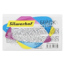 Бейдж Silwerhof 380012-00 90х56мм горизонтальный булавка+зажим