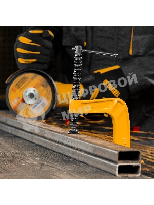 Струбцина Denzel G-образная, усиленная, 100 мм