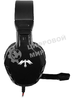 Гарнитура Oklick HS-L320G Phoenix чёрный, проводная, 3.5 мм