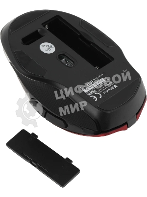 Мышь беспроводная Defender Prime MB-053 красный, 1600 dpi, радиоканал, USB, кнопки - 6