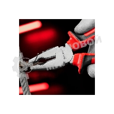 Плоскогубцы Matrix NICKEL 200 мм, никелированные, двухкомпонентные рукоятки