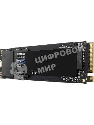 Накопитель SSD Samsung 990 EVO, 2000Gb, PCIe 4.0 x4, M.2 2280, NVMe, R/W 5000/4200