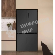 Холодильник LEX LCD450MgID серый трехкамерный 288/129л морозилка снизу, No Frost, Side-by-Side