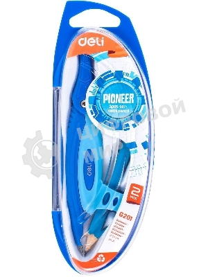 Циркуль Deli EG20102, металл, удлинитель, в комплекте: карандаш