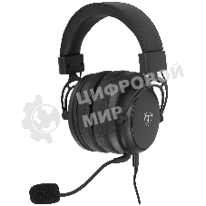 Гарнитура игровая T-LINE Haze, провод 2м, черный (64760)