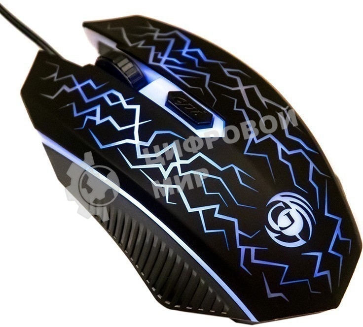 Мышь проводная Dialog Gan-Kata MGK-08U черный, 1600 dpi, USB, кнопки - 4