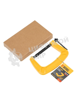 Струбцина Denzel G-образная, усиленная, 100 мм