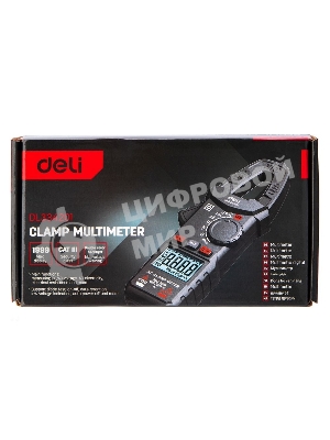 Токоизмерительные клещи цифровые Deli DL334201
