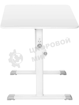 Стол офисный Defender Legend белый, 80x60 см, в63-86 см, ручной.