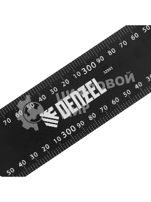 Угольник Denzel 400 х 600 мм, алюминиевый, лазерная гравировка