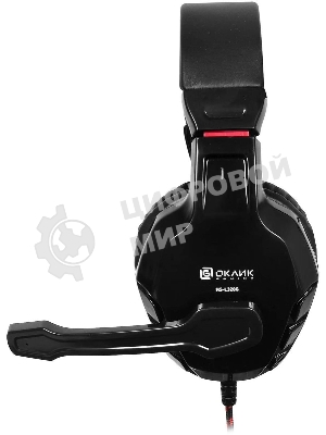 Гарнитура Oklick HS-L320G Phoenix чёрный, проводная, 3.5 мм