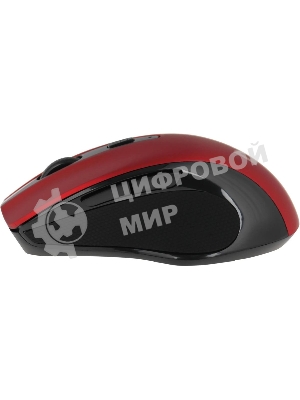 Мышь беспроводная Defender Prime MB-053 красный, 1600 dpi, радиоканал, USB, кнопки - 6