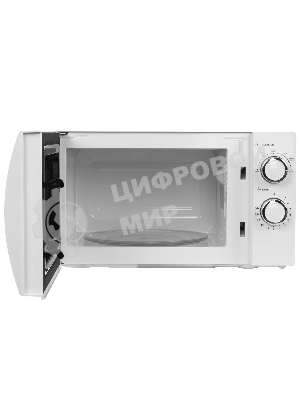 Микроволновая печь Delta DL-88L20 белый, 20 л, 700 Вт, переключатели - поворотный механизм