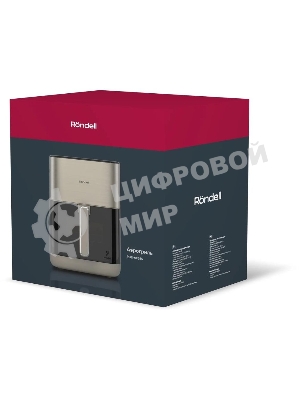 Аэрогриль Rondell RDE-AF555 шампань, 1800 Вт, 6 л, сенсор, 11 программ