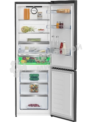 Холодильник Beko B5RCNK363ZWB черный двухкамерный 220/100 л морозилка снизу, Total No Frost