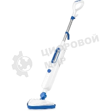 Швабра паровая Kitfort КТ-1048-3 белый/синий