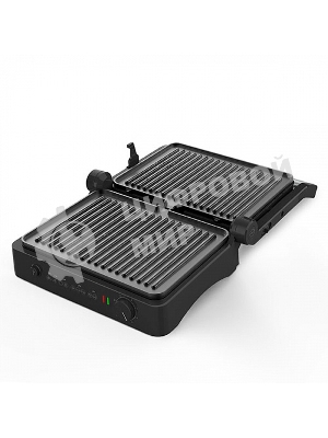Гриль электрический BQ GR3001, черный/стальной