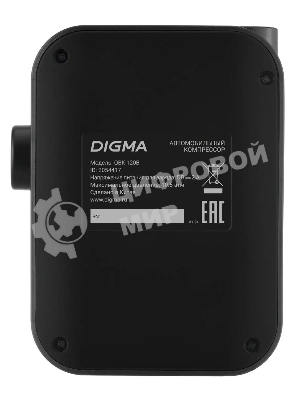 Автомобильный компрессор Digma QBK-120B черный, шланг 0.2м