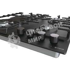 Газовая варочная панель Gorenje GW642SYB, 4 конфорки, эмалированная сталь, черный