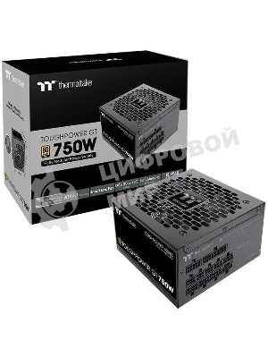 Блок питания Thermaltake ATX 750W Toughpower GT Gen.5 80+ gold (20+4pin) APFC 140мм fan 9xSATA Cab Manag RTL