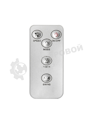 Вентилятор напольный DUX 7 лопастей, д/у управление, 50Вт белый 60-0221