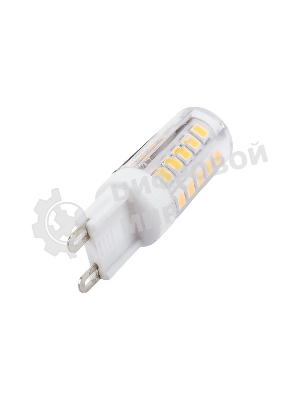 Лампа светодиодная JazzWay PLED-G9 5Вт капсульная 2700К теплый белый G9 320 лм 220-230В