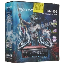 Автомагнитола Prology PRM-100, 1 DIN, Bluetooth, USB Type-A, AUX, пульт ДУ